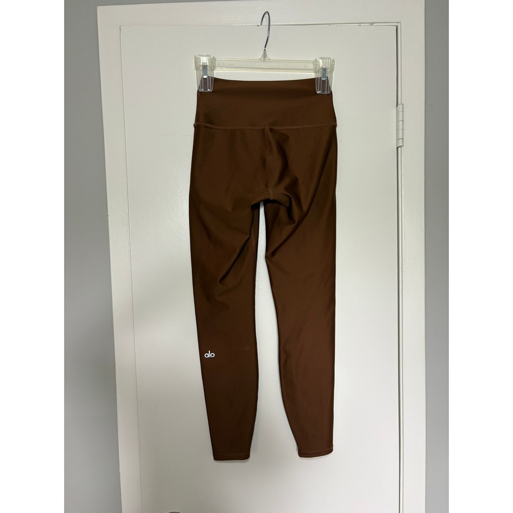 NEW Alo Yoga Airlift High Waist Leggings XS Brown Full Length Activewear W0282R